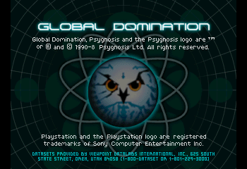 Global Domination Title Screen